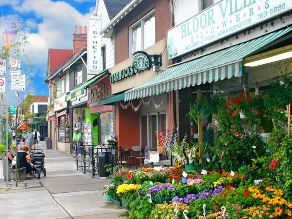 Bloor West Village Toronto neighbourhood best for familieis