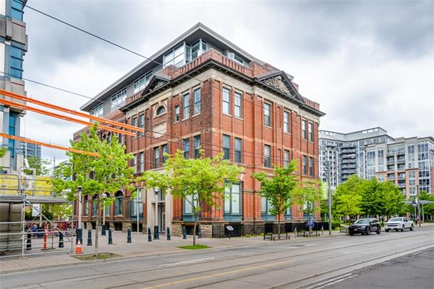 Massey Harris Lofts 915 King St W condo exterior