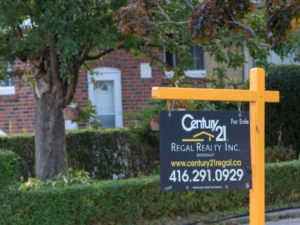 Toronto home buying Century21 for sale sign
