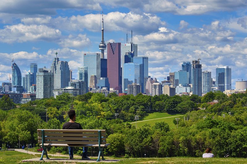 What is the Best Neighbourhood to Buy in Toronto - city view from Riverdale Park